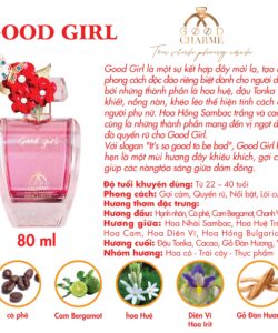 Nước Hoa Nữ Good Charme Good Girl 80ml (Pink)